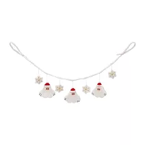 【日本Mark’s】Felt & Knit手工毛氈彩條吊飾組 ‧ 雪怪