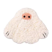 【日本Mark’s】Felt & Knit手工毛氈聖誕杯墊 ‧ 雪怪/白色