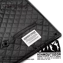 ADAMOUTDOOR｜ USB急速加熱暖心毯 (ADHB-USB1170)  黑