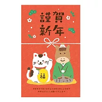 【日本Wa-Life】私製年賀明信片3入 ‧ 招財貓與馬