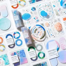 【HITOTOKI】COFFRET 調色盤薄膜貼紙