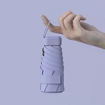 【KISSDIAMOND】小清新便攜手動環扣傘(KDU-1002) FREE 紫色