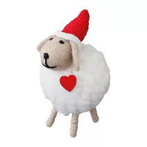【日本Mark’s】Mocomoco Animal手工毛氈聖誕擺飾 ‧ 帽子愛心羊