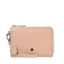 MONDAINE 瑞士國鐵 Zurich風琴折7卡零錢包 牛皮/真皮短夾卡包 男女適用 -  奶棕色