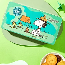 【英記餅家】史努比葡式曲奇餅乾 鐵罐裝 195g