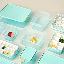 【樂扣樂扣】冰封極鮮保鮮盒 保鮮4件組 (1050mlx3+1650mlx1)