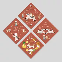 【 Hello Studio 你好工作室 】 馬上會幸福 Lucky Pony Year | 春聯四入組