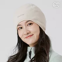ADISI 雙層超細纖維抗風護耳保暖帽 AH25051｜保暖 輕抗風 彈性 快乾 護耳帽 F 杏仁白