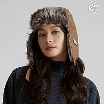 ADISI 極地保暖超撥護耳飛行帽 AH25055｜刷毛 保暖帽 護耳帽 防潑水 抗風 F 卡其棕