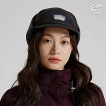 ADISI 保暖超撥護耳飛行帽 AH25056｜刷毛 保暖帽 護耳帽 防潑水 抗風 F 黑