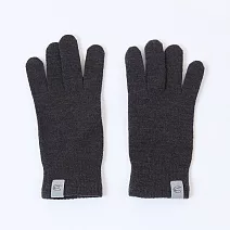 ADISI 美麗諾羊毛指腹挖洞可觸控保暖內手套 AS25035 深灰 (S-L)｜彈性 透氣 保暖手套 羊毛手套 指尖開孔 M 深灰