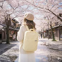 ELECOM 帆布3WAY薄型後背包OF04- 檸檬黄