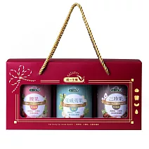 【統一生機】御選堅果禮盒-A款(原味夏威夷果140g+玫瑰鹽三珍果150g+玫瑰鹽腰果170g)