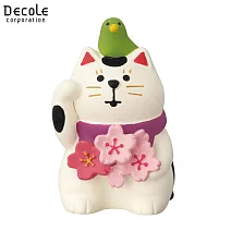 【DECOLE】concombre 貓貓櫻花野餐  櫻花招財貓