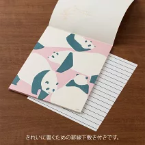 MIDORI 隨心所欲 信紙-熊貓