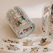 【Ob1toy】貓咪割型PET膠帶