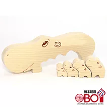 俄羅斯積木-淳木童話-家庭系列- 河馬家庭