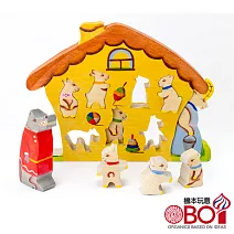 俄羅斯積木-淳木童話-立體拼圖系列- 七隻小羊