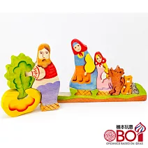 俄羅斯積木-淳木童話-立體拼圖系列- 拔蘿蔔