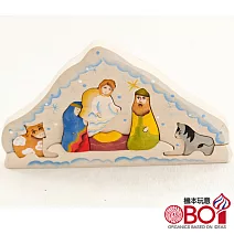 俄羅斯積木-淳木童話-立體拼圖系列- 白色聖誕