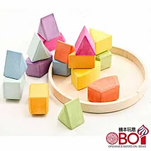俄羅斯積木-淳木童話-建築遊戲系列- 小歌德圈積木(16片組)