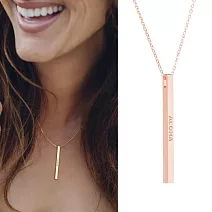 MANTRABAND ALOHA 玫瑰金項鍊 希望 幸福 愛 和平 夏威夷文版