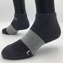襪襪 WOAWOA｜透氣網．跑步運動襪-男款深灰