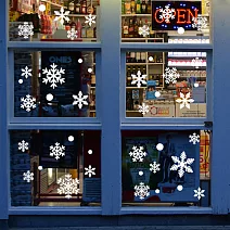 時尚壁貼 -白色雪花JDT401