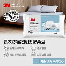 3M 防蹣記憶枕舒柔型(L)