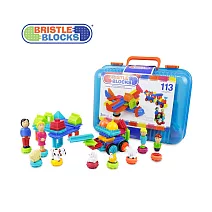 【Battat】鬃毛積木_我們一家系列(113pcs)