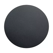 LIND DNA BULL 皮革地墊 （圓形、黑、大）