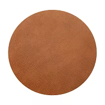 LIND DNA BULL 皮革地墊 （圓形、自然、大）