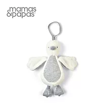 Mamas & Papas 搖鈴吊飾玩偶 柯爾鴨呱呱-灰