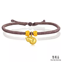 【點睛品】福祿葫蘆 黃金手繩(大)