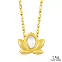 【點睛品】蓮花 黃金貝母吊墜