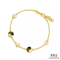 【點睛品】太極 黃金貝母手鍊