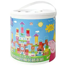 【英國Peppa Pig佩佩豬】PE04085 粉紅豬小妹配對圖形桶裝積木