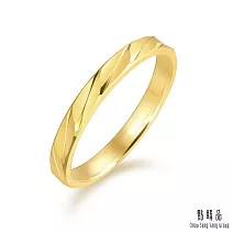 【點睛品】義式風車紋 黃金戒指/尾戒_計價黃金(港圍05)
