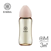 【小獅王辛巴】蘊蜜鉑金PPSU寬口防脹氣奶瓶360ml-全齡適用 栗粉