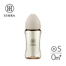 【小獅王辛巴】蘊蜜鉑金PPSU寬口防脹氣奶瓶270ml-新生適用 杏茶