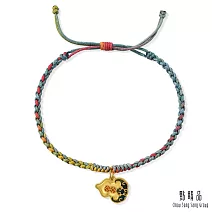 【點睛品】彩繪葫蘆 黃金五彩手繩