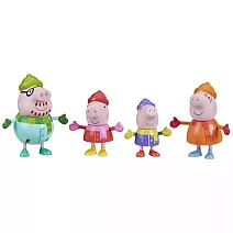 Peppa Pig 粉紅豬小妹 - 佩佩豬家族角色組(冬裝版)