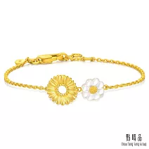 【點睛品】V&A博物館系列 小雛菊 黃金貝母手鍊