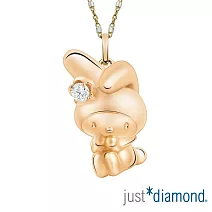 【Just Diamond】Sweet Together系列 18K玫瑰金鑽墜-My Melody(不含鍊)