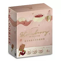 【阿奇儂】WA!COOKIES紅水烏龍草莓奶蓋雪糕 4支裝/盒