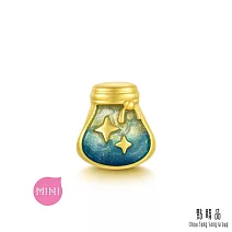 【點睛品】 Charme Mini 星光許願瓶-願望之星 黃金串珠