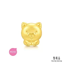 【點睛品】 Charme Mini 十二生肖-黃金串珠 豬