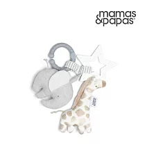Mamas & Papas 搖鈴吊飾玩偶 掌心動物齊步走