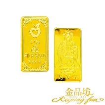 【金品坊】999.9黃金壹台錢金條3.75g(二選一) 財神爺