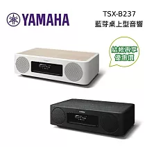 【限時優惠】YAMAHA TSX-B237 桌上型音響 床頭音響 CD USB 藍芽音響 白色
